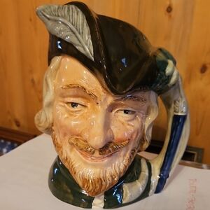 Handcrafted Robin Hood Ceramic Jug